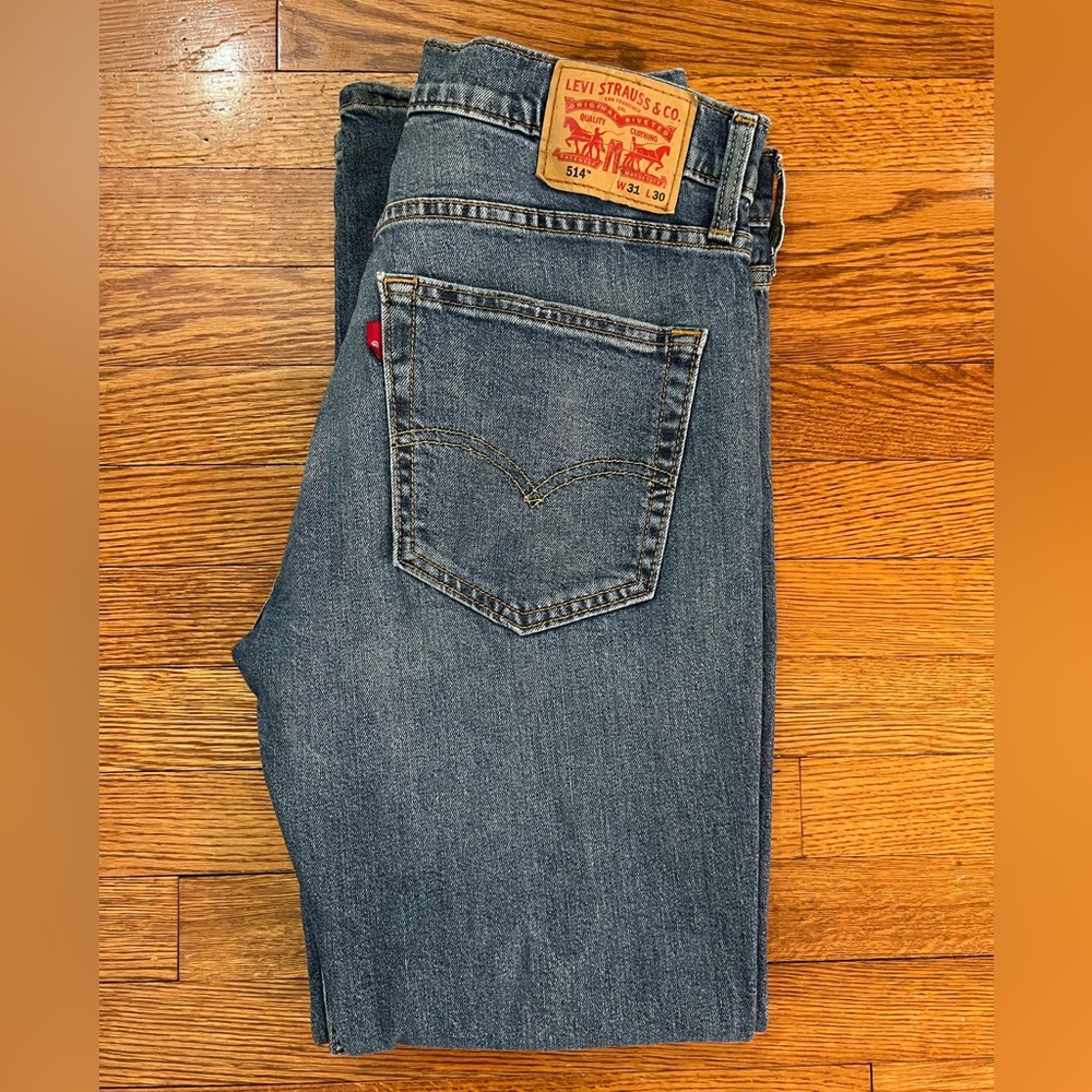 514 STRAIGHT FIT LEVI’S FLEX MEN'S JEANS 31W 30L